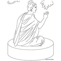 Dibujo para colorear: Mitología hindú: Buda (Dioses y diosas) #89511 - Dibujos para Colorear e Imprimir Gratis