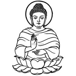 Dibujo para colorear: Mitología hindú: Buda (Dioses y diosas) #89543 - Dibujos para colorear