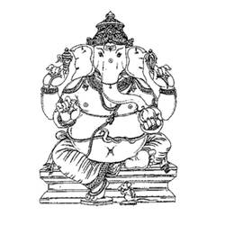 Dibujo para colorear: Mitología hindú: Ganesh (Dioses y diosas) #96862 - Dibujos para Colorear e Imprimir Gratis
