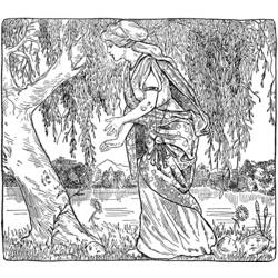 Dibujo para colorear: Mitología nórdica (Dioses y diosas) #110481 - Dibujos para colorear