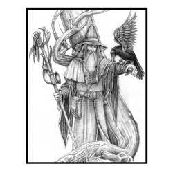 Dibujo para colorear: Mitología nórdica (Dioses y diosas) #110563 - Dibujos para Colorear e Imprimir Gratis