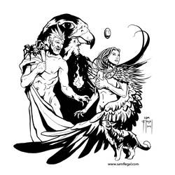 Dibujo para colorear: Mitología nórdica (Dioses y diosas) #110584 - Dibujos para colorear