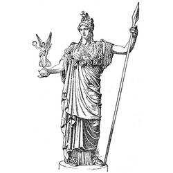 Dibujo para colorear: Mitología romana (Dioses y diosas) #110012 - Dibujos para colorear