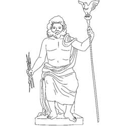 Dibujo para colorear: Mitología romana (Dioses y diosas) #110017 - Dibujos para colorear