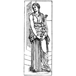 Dibujo para colorear: Mitología romana (Dioses y diosas) #110036 - Dibujos para Colorear e Imprimir Gratis