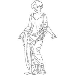 Dibujo para colorear: Mitología romana (Dioses y diosas) #110080 - Dibujos para colorear