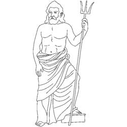 Dibujo para colorear: Mitología romana (Dioses y diosas) #110091 - Dibujos para colorear