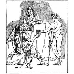 Dibujo para colorear: Mitología romana (Dioses y diosas) #110093 - Dibujos para Colorear e Imprimir Gratis