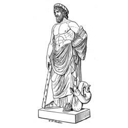Dibujo para colorear: Mitología romana (Dioses y diosas) #110144 - Dibujos para Colorear e Imprimir Gratis