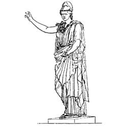 Dibujo para colorear: Mitología romana (Dioses y diosas) #110167 - Dibujos para colorear