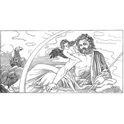 Dibujo para colorear: Mitología romana (Dioses y diosas) #110177 - Dibujos para Colorear e Imprimir Gratis