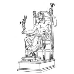 Dibujo para colorear: Mitología romana (Dioses y diosas) #110180 - Dibujos para colorear