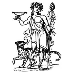 Dibujo para colorear: Mitología romana (Dioses y diosas) #110197 - Dibujos para colorear