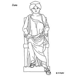 Dibujo para colorear: Mitología romana (Dioses y diosas) #110253 - Dibujos para colorear