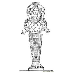 Dibujo para colorear: Mitología romana (Dioses y diosas) #110254 - Dibujos para Colorear e Imprimir Gratis