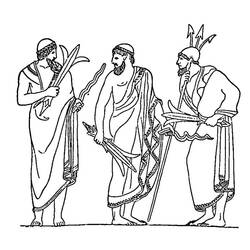 Dibujo para colorear: Mitología romana (Dioses y diosas) #110313 - Dibujos para Colorear e Imprimir Gratis