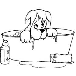 Dibujo para colorear: Baño (Edificios y Arquitectura) #61747 - Dibujos para Colorear e Imprimir Gratis