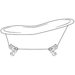 Dibujo para colorear: Baño (Edificios y Arquitectura) #61758 - Dibujos para Colorear e Imprimir Gratis
