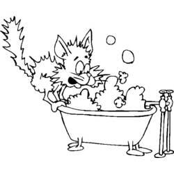 Dibujo para colorear: Baño (Edificios y Arquitectura) #61759 - Dibujos para Colorear e Imprimir Gratis