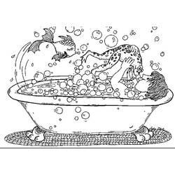 Dibujo para colorear: Baño (Edificios y Arquitectura) #61801 - Dibujos para Colorear e Imprimir Gratis