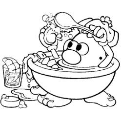 Dibujo para colorear: Baño (Edificios y Arquitectura) #61804 - Dibujos para Colorear e Imprimir Gratis