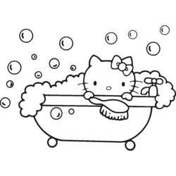 Dibujo para colorear: Baño (Edificios y Arquitectura) #61816 - Dibujos para Colorear e Imprimir Gratis