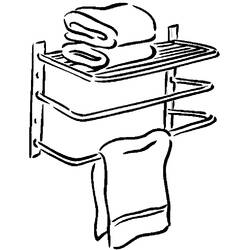 Dibujo para colorear: Baño (Edificios y Arquitectura) #61817 - Dibujos para Colorear e Imprimir Gratis