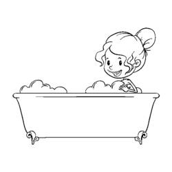 Dibujo para colorear: Baño (Edificios y Arquitectura) #61839 - Dibujos para Colorear e Imprimir Gratis