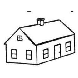 Dibujo para colorear: Casa (Edificios y Arquitectura) #64682 - Dibujos para Colorear e Imprimir Gratis