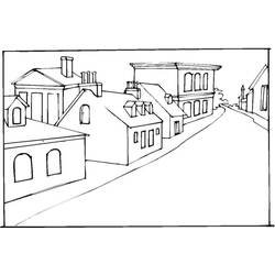 Dibujo para colorear: Casa (Edificios y Arquitectura) #64765 - Dibujos para Colorear e Imprimir Gratis
