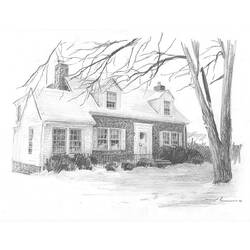 Dibujo para colorear: Casa (Edificios y Arquitectura) #66461 - Dibujos para Colorear e Imprimir Gratis