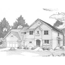 Dibujo para colorear: Casa (Edificios y Arquitectura) #66465 - Dibujos para colorear
