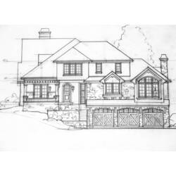 Dibujo para colorear: Casa (Edificios y Arquitectura) #66532 - Dibujos para colorear
