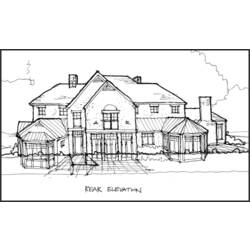 Dibujo para colorear: Casa (Edificios y Arquitectura) #66536 - Dibujos para Colorear e Imprimir Gratis