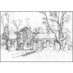 Dibujo para colorear: Casa (Edificios y Arquitectura) #66557 - Dibujos para Colorear e Imprimir Gratis