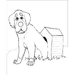 Dibujo para colorear: Caseta de Perro (Edificios y Arquitectura) #62358 - Dibujos para Colorear e Imprimir Gratis