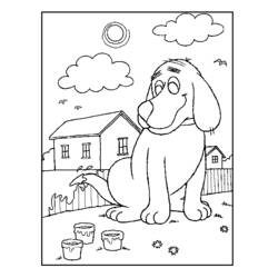 Dibujo para colorear: Caseta de Perro (Edificios y Arquitectura) #62433 - Dibujos para Colorear e Imprimir Gratis