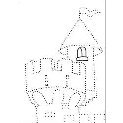 Dibujo para colorear: Castillo (Edificios y Arquitectura) #62194 - Dibujos para Colorear e Imprimir Gratis