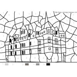 Dibujo para colorear: Castillo (Edificios y Arquitectura) #62259 - Dibujos para Colorear e Imprimir Gratis