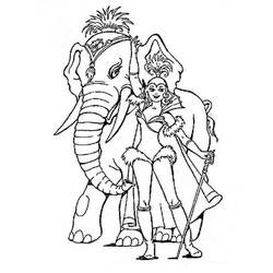 Dibujos para colorear: Circo - Dibujos para Colorear e Imprimir Gratis