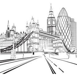 Dibujo Ciudad (Edificios y Arquitectura) #200586 para imprimir y colorear