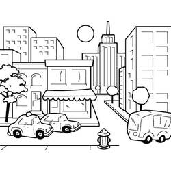 Dibujo Ciudad (Edificios y Arquitectura) #200588 para imprimir y colorear