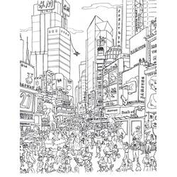 Dibujo Ciudad (Edificios y Arquitectura) #200590 para imprimir y colorear
