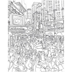 Dibujo Ciudad (Edificios y Arquitectura) #200591 para imprimir y colorear