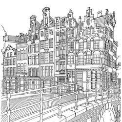 Dibujo Ciudad (Edificios y Arquitectura) #200592 para imprimir y colorear