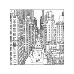 Dibujo Ciudad (Edificios y Arquitectura) #200606 para imprimir y colorear