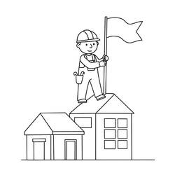 Dibujo Obras (Edificios y Arquitectura) #220871 para imprimir y colorear