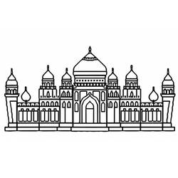 Dibujo para colorear: Palacio (Edificios y Arquitectura) #212227 - Dibujos para Colorear e Imprimir Gratis