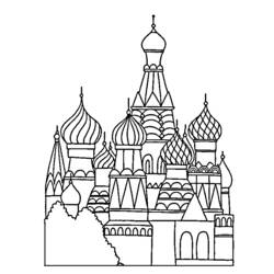 Dibujo para colorear: Palacio (Edificios y Arquitectura) #62574 - Dibujos para colorear