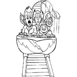 Dibujos para colorear: Parque de Atracciones - Dibujos para Colorear e Imprimir Gratis